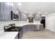 Modern kitchen featuring stylish cabinets, stainless steel appliances, and an open design at 9741 Sw 97Th Ln, Ocala, FL 34481