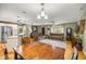 Spacious and bright living room with hardwood floors, open layout, and modern finishes at 5118 Sw 197Th Ter, Dunnellon, FL 34431