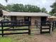 Property featuring fencing around building, potentially a barn or workshop, offering secure outdoor space at 6020 Nw 2Nd Ave, Ocala, FL 34475