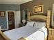 Beautifully decorated bedroom featuring a large bed, natural light, and modern decor at 9053 Sw 103Rd Ave, Ocala, FL 34481