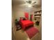Bright bedroom featuring tile floors, ceiling fan, and colorful decor, including a work desk and closet at 5323 Sw 111Th Lane Rd, Ocala, FL 34476