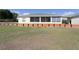 Lush backyard with ample lawn space and a retaining wall, great for Gathering gatherings and outdoor activities at 11395 Se 108Th Terrace Rd, Belleview, FL 34420