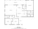 Detailed floor plan showcasing the layout of the home with dimensions of rooms and features at 11395 Se 108Th Terrace Rd, Belleview, FL 34420