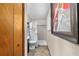 Tiled bathroom with a walk-in shower and neutral colors at 2720 Se 145Th St, Summerfield, FL 34491