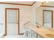 Bathroom with ample counter space, and a door to the outside at 828 Ne 51St Ave, Ocala, FL 34470