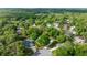 Beautiful aerial view of homes and lush trees under sunny skies at 9579 Sw 195 Cir, Dunnellon, FL 34432