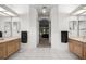 Bright and spacious bathroom with double sinks, and tile floors at 9579 Sw 195 Cir, Dunnellon, FL 34432