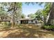 A charming single-story house with a well-kept lawn, and mature trees creating a serene ambiance at 10060 Se 106Th Ln, Belleview, FL 34420