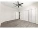 Clean bedroom with neutral carpet and large closet at 4780 Sw 103Rd Street Rd, Ocala, FL 34476