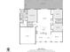Floor plan showing layout of home, including the kitchen, bedrooms, bathrooms, garage, and living spaces at 5026 Sw 128Th St, Ocala, FL 34473