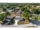 Aerial view of a cozy neighborhood, showcasing the property's location amidst lush greenery and community charm at 8851 Sw 116Th Street Rd, Ocala, FL 34481
