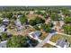 Overhead shot captures a residential area with lush trees, golf course, and houses, presenting a serene community atmosphere at 8851 Sw 116Th Street Rd, Ocala, FL 34481