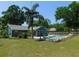 Enjoy the private backyard pool, perfect for relaxation and outdoor entertaining at 1069 Se 57Th Ave, Ocala, FL 34480
