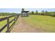 Expansive horse pasture with fencing, shelter, and lush grass for grazing and exercise at 5415 Nw 100Th St, Ocala, FL 34482