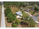 From above, see a home with a large yard, mature trees, and road frontage at 5819 Ne 72Nd St, Silver Springs, FL 34488