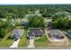 Aerial view of the property showcasing its location and the surrounding neighborhood at 7370 Sw 129Th Ln, Ocala, FL 34473