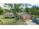 Charming one-story home featuring stone accents, well-maintained landscaping, and a welcoming front entrance, offering curb appeal at 10575 Sw 27Th Ave, Ocala, FL 34476