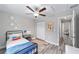 Bedroom with ceiling fan, and decor at 13185 Sw 83Rd Terrace Rd, Ocala, FL 34473