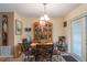 Bright dining area featuring tile floors and a quaint table with decorative accents at 2161 Ne 38Th St, Ocala, FL 34479