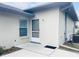 Home exterior with back entrance and a small patio at 2730 Sw 173Rd Place Rd, Ocala, FL 34473