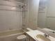 Bathroom featuring shower-tub combination, toilet, and sink with vanity at 2730 Sw 173Rd Place Rd, Ocala, FL 34473