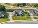 Aerial view of a charming single-Gathering home with lush landscaping and a spacious front yard in a well-maintained neighborhood at 4020 Se 23Rd St, Ocala, FL 34471