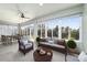 Relaxing sunroom with comfortable seating, ideal for enjoying natural light and outdoor views at 7432 Sw 98Th Ave, Ocala, FL 34481