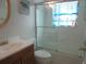 Well-maintained bathroom featuring a vanity sink and a shower-tub combo at 8132 Fairways Cir # R103, Ocala, FL 34472