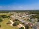 Aerial view of houses backing onto a golf course in a scenic neighborhood at 9347 Se 137Th Street Rd, Summerfield, FL 34491