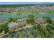 Aerial view of community amenity center with pools, clubhouse, and recreational facilities at 9388 Sw 53Rd Pl, Ocala, FL 34481