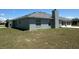 A cozy single story home featuring a chimney and sliding glass doors for outdoor enjoyment at 9934 Se 64Th Ave, Belleview, FL 34420