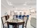 Open-concept living and dining areas showcasing stylish décor and a bright, modern kitchen with bar seating at 10033 Sw 96Th St, Ocala, FL 34481