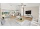 Bright, open living space seamlessly flows to a modern kitchen, perfect for entertaining at 10869 Sw 140Th Ave, Dunnellon, FL 34432