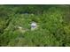 Scenic aerial view featuring the home in a private, wooded setting at 11311 Ne 40Th Street Rd, Silver Springs, FL 34488