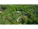 Serene aerial view showcasing the property with surrounding trees and natural landscape at 11311 Ne 40Th Street Rd, Silver Springs, FL 34488