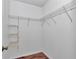 A closet with wooden floors and metal shelving at 2837 Ne 3Rd St # 103, Ocala, FL 34470