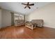 Bright living room featuring hardwood floors, and comfortable couches at 882 Tanglewood Pl, The Villages, FL 32162