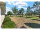 Large backyard with well-maintained lawn and mature trees providing ample space for outdoor activities at 9728 Sw 95Th Loop, Ocala, FL 34481
