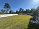 Large fenced-in backyard featuring a convenient storage shed and ample space for various activities at 1961 Sw 170Th Loop, Ocala, FL 34473