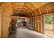 Spacious shed interior with shelving, ready for storage or a workshop at 2199 Se 175Th Ter, Silver Springs, FL 34488