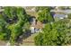 Overhead view showing the home, additional building, and their position on the lot at 2300 Ne 49Th St, Ocala, FL 34479