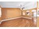 Spacious living room features hardwood floors, arched architectural details, and ample natural light at 3011 Se 46Th Ave, Ocala, FL 34480