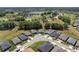 An aerial view features a residential neighborhood with manicured lawns, sidewalks, and community greenspaces at 4306 Nw 54Th Ter, Ocala, FL 34482