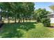 Expansive backyard featuring lush green grass and mature trees at 4306 Nw 54Th Ter, Ocala, FL 34482