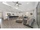 Bright open concept living space with kitchen and living room combo for seamless entertaining and Gathering time at 4306 Nw 54Th Ter, Ocala, FL 34482