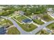 Aerial view of the property, showcasing its location within a residential community at 4324 Sw 98Th Ln, Ocala, FL 34476
