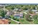 Aerial view of a beautiful home with screened-in pool and outlined lot at 5350 Sw 82Nd St, Ocala, FL 34476