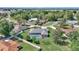 Aerial view of a beautiful home with screened-in pool and outlined lot at 5350 Sw 82Nd St, Ocala, FL 34476