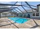 Inviting screened-in pool and patio area, ideal for relaxing and entertaining with seating and dining at 5350 Sw 82Nd St, Ocala, FL 34476