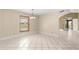 Dining room overlooking pool with tile flooring and window at 5580 Se 21St Ln, Ocala, FL 34480